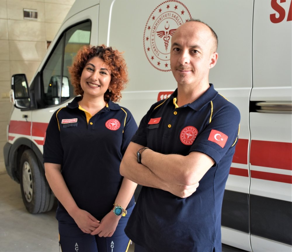 Aksaray'da Sağlık Çalışanı Çiftin Zorlu Mesaisi