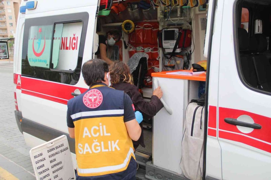 Darp Edilmiş Olarak Yardım İsteyen Rus Kadın Hastaneye Kaldırıldı