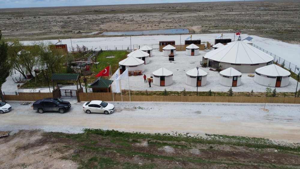 Aksaray'da Kıl Çadırdan Alternatif Tatil