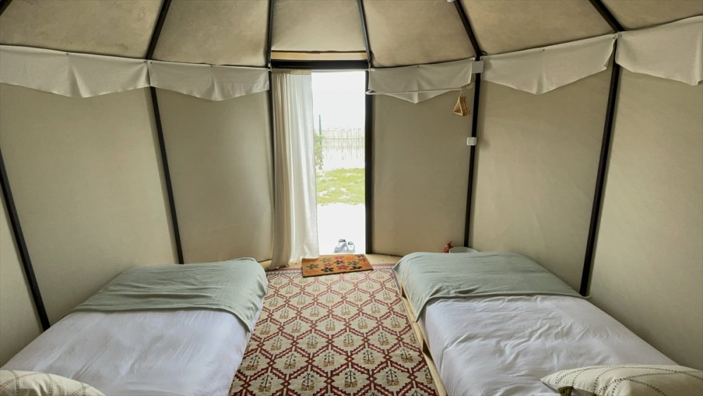 Aksaray'da Kıl Çadırdan Alternatif Tatil