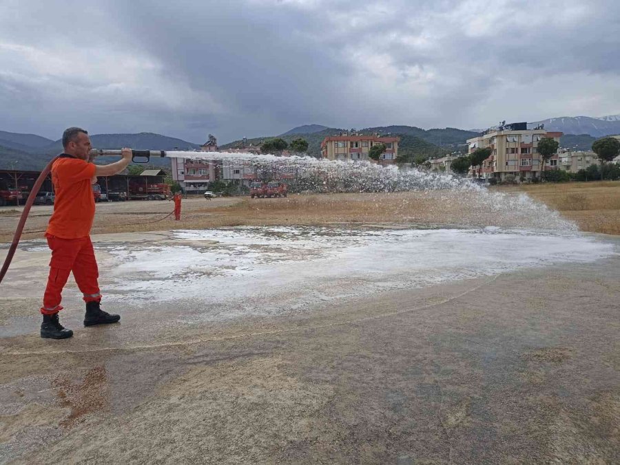 Kumluca’da Orman İşletme Personellerine Yangınlara Yönelik İşbaşı Eğitim