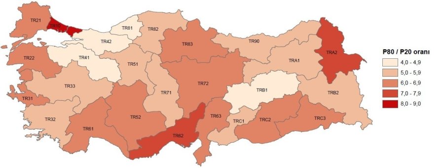 Mersin Ve Adana, Göreli Yoksullukta Birinci, Gelir Eşitsizliğinde Üçüncü Sırada