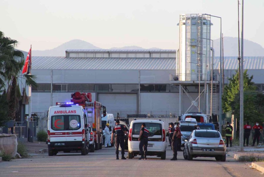 Antalya’da Tarımsal Gübre Üretimi Yapan Fabrikadaki Gaz Sızıntısı
