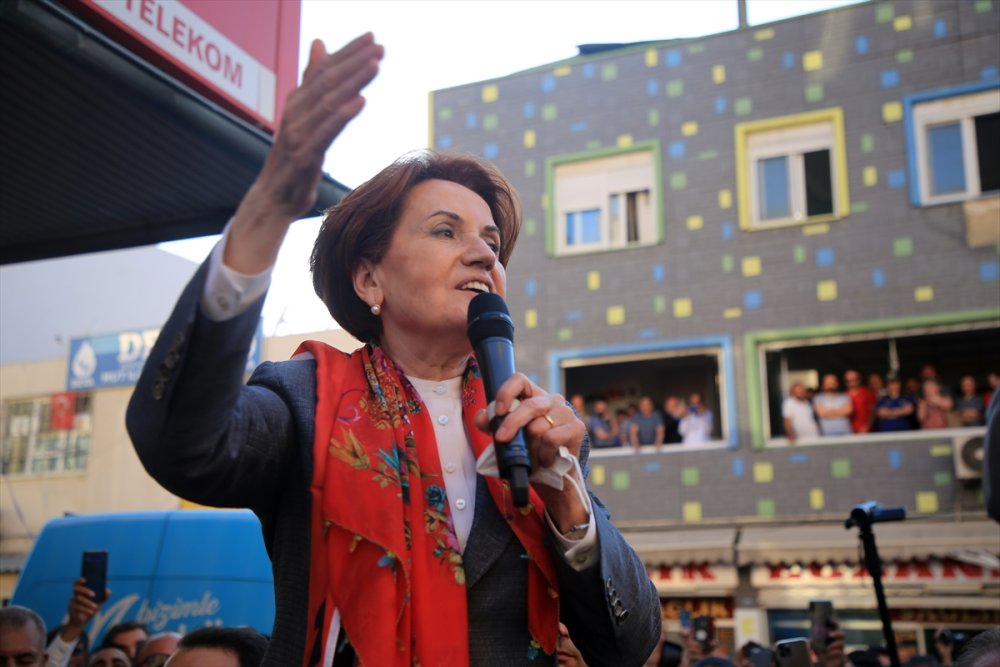 İyi Parti Genel Başkanı Akşener, Mut'ta Konuştu