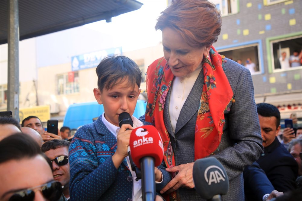 İyi Parti Genel Başkanı Akşener, Mut'ta Konuştu