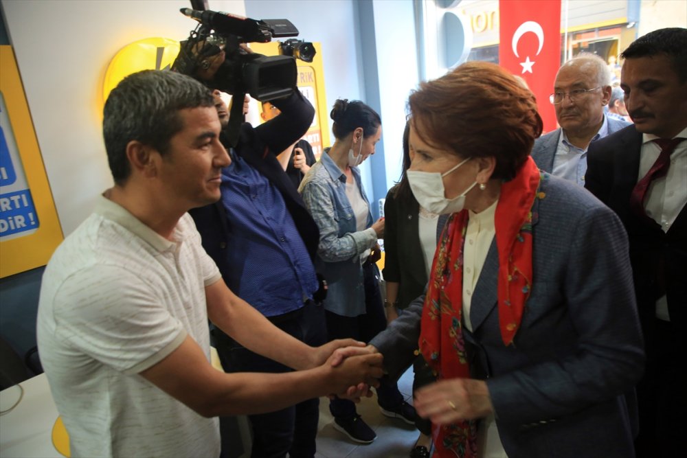 İyi Parti Genel Başkanı Akşener, Mut'ta Konuştu