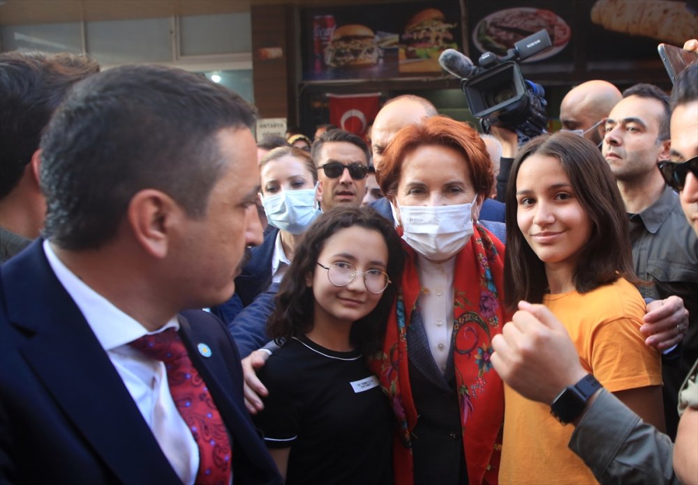 İyi Parti Genel Başkanı Akşener, Mut'ta Konuştu