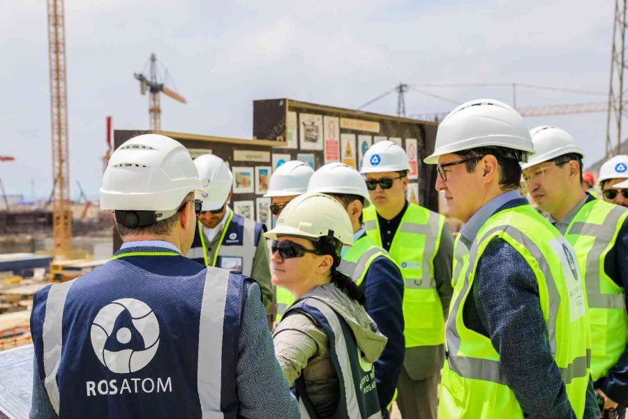 Kazakistan Enerji Bakanı Akçulakov Ve Beraberindeki Heyet Akkuyu Ngs’yi Gezdi
