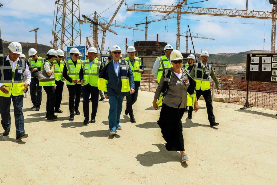 Kazakistan Enerji Bakanı Akçulakov Ve Beraberindeki Heyet Akkuyu Ngs’yi Gezdi
