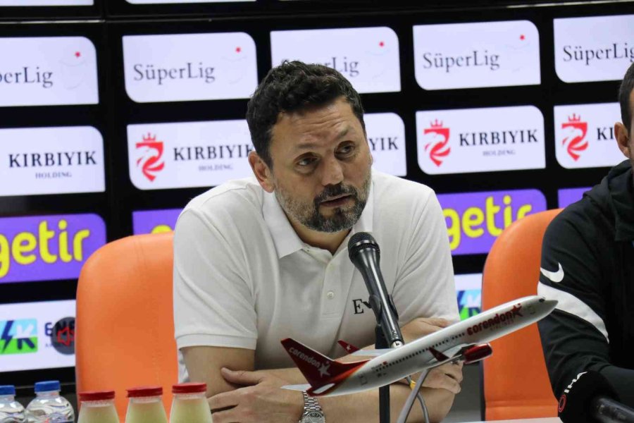 Erol Bulut: "adaletli Bir Maç Olduğunu Düşünmüyorum"