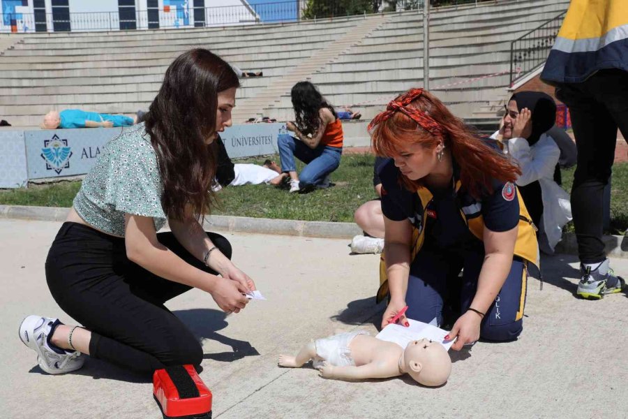 Alkü’de Gerçeği Aratmayan Tatbikat