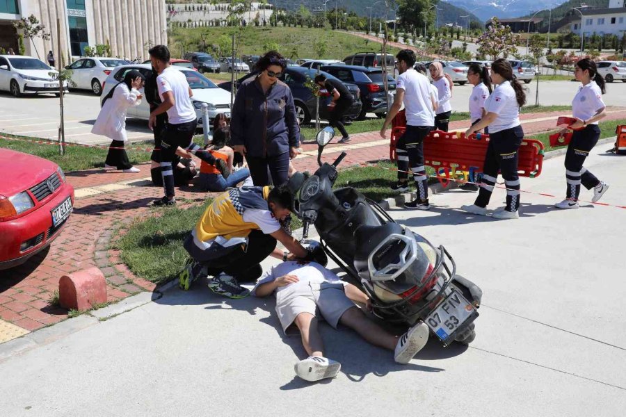 Alkü’de Gerçeği Aratmayan Tatbikat