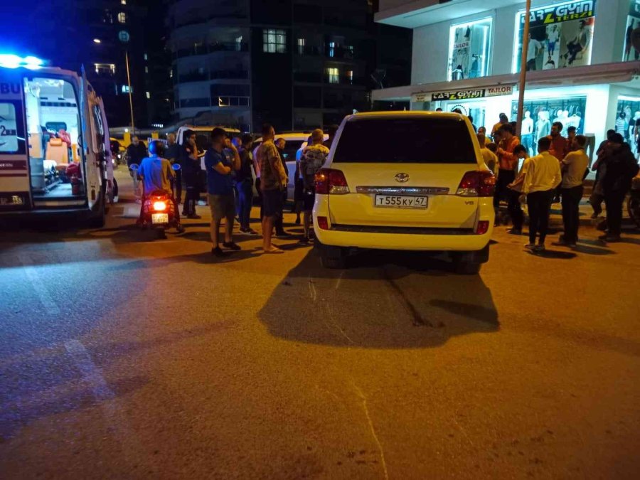 Motosiklete Çarpan Rus Turist Fren Yerine Gaza Bastı