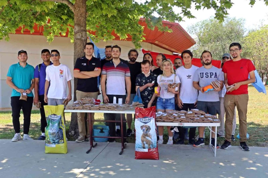 Üniversiteli Öğrenciler, Yerleşkedeki Sokak Hayvanlarını Unutmadı