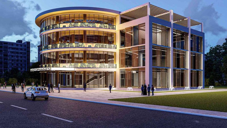 1 Milyon Kitap Kapasiteli Antalya Kütüphanesi İçin Çalışmalar Başladı