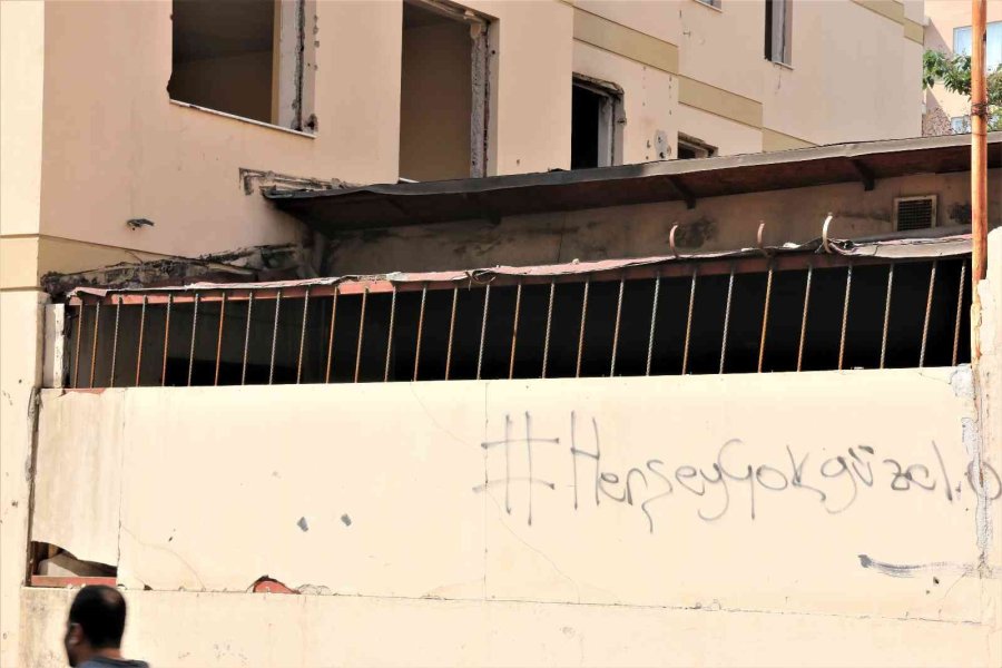 Madde Bağımlıların Merkezi Fetö’nün Metruk Binasına Demirli Önlem