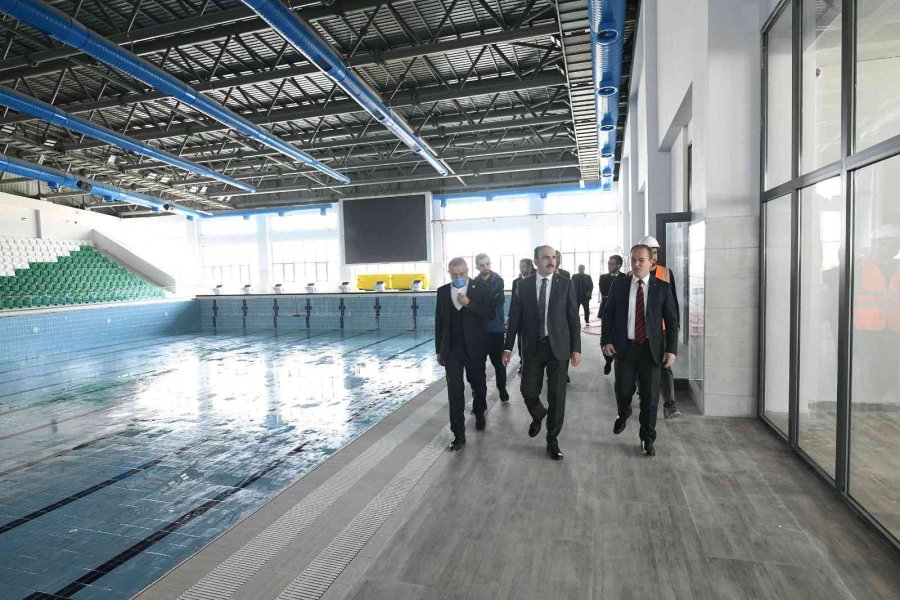 Konya’da Olimpik Yüzme Havuzu Ve Atletizm Pisti İslami Dayanışma Oyunları’na Hazır