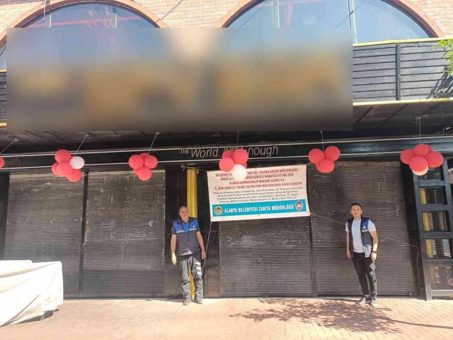 Alanya’da Çığırtkanlık Ve Hanutçuluk Yapan 5 İşyeri Mühürlendi