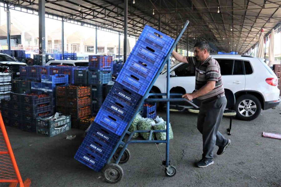 Havaların Isındığı Antalya Halinde Sebze Fiyatları Geçen Haftalara Göre Yarı Yarıya Düştü