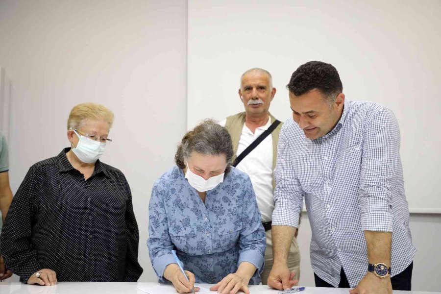 Alanya’da Kentsel Dönüşüm Projesi Hak Sahipleri İle Ön Protokol İmzalandı