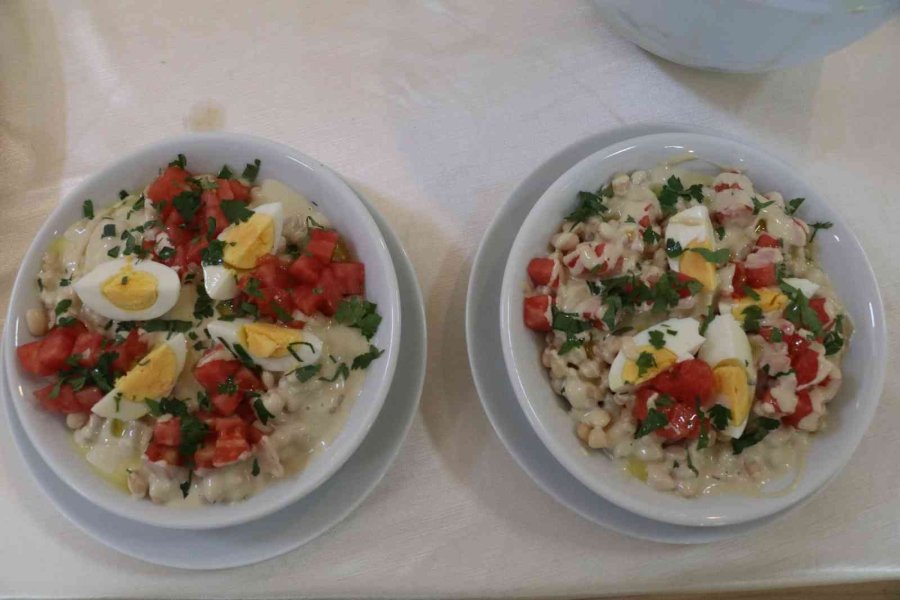 Antalya’da En İyi Piyazı Yapma Yarışması Renkli Görüntülere Sahne Oldu