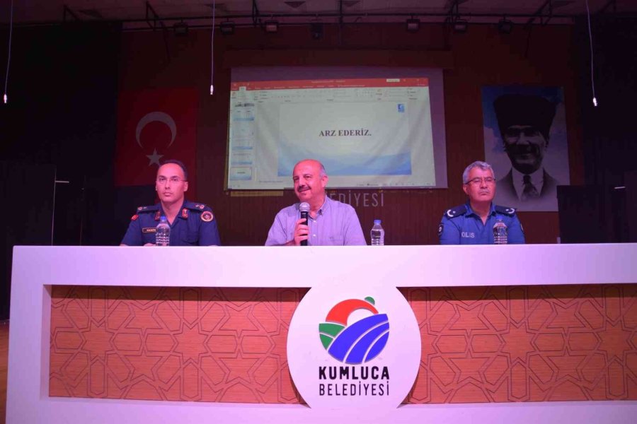Kumluca’da Daire Amirleri Ve Muhtarlara "kırım Kongo Kene” Bilgilendirmesi