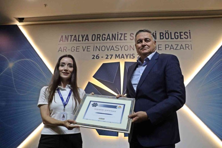 Antalya Osb Ar-ge Ve İnovasyon Projeleri 2022 Ödülleri Sahiplerini Buldu