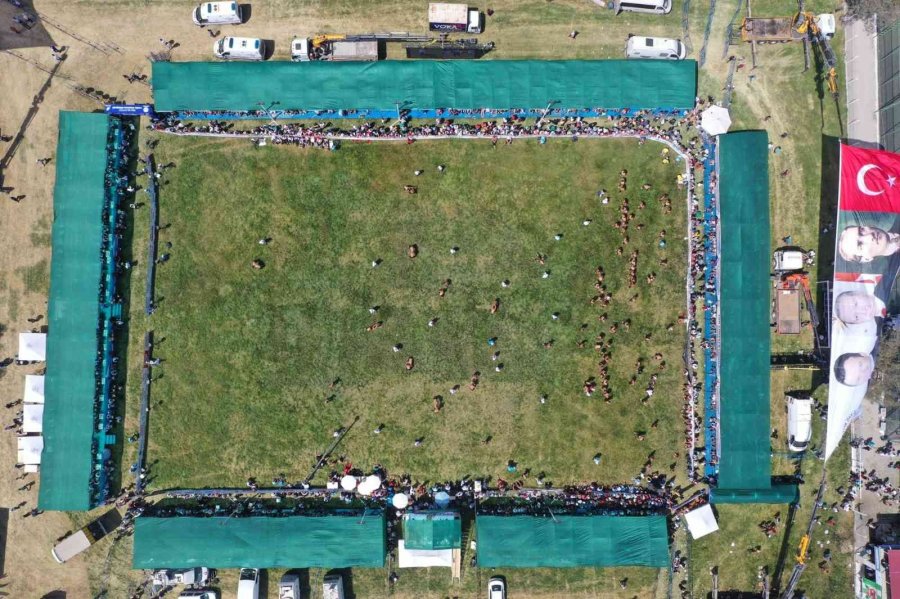 Kaş Belediyesi 1.yağlı Güreşleri’nde Başpehlivan İsmail Balaban Oldu