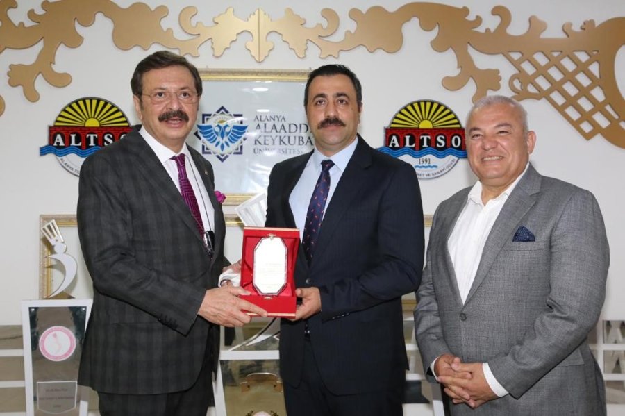 Altso Başkanı Şahin, Hisarcıklıoğlu’na ’marka’ Şehir Çalışmalarını Anlattı