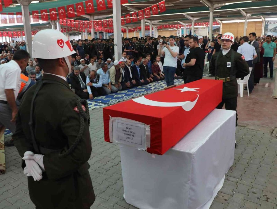 Konyalı Şehit Hasan Çatal Son Yolculuğuna Uğurlandı