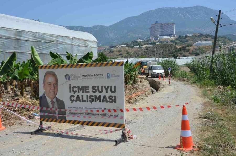 Büyükşehir’den Alanya’ya 34 Milyonluk Alt Yapı Çalışması