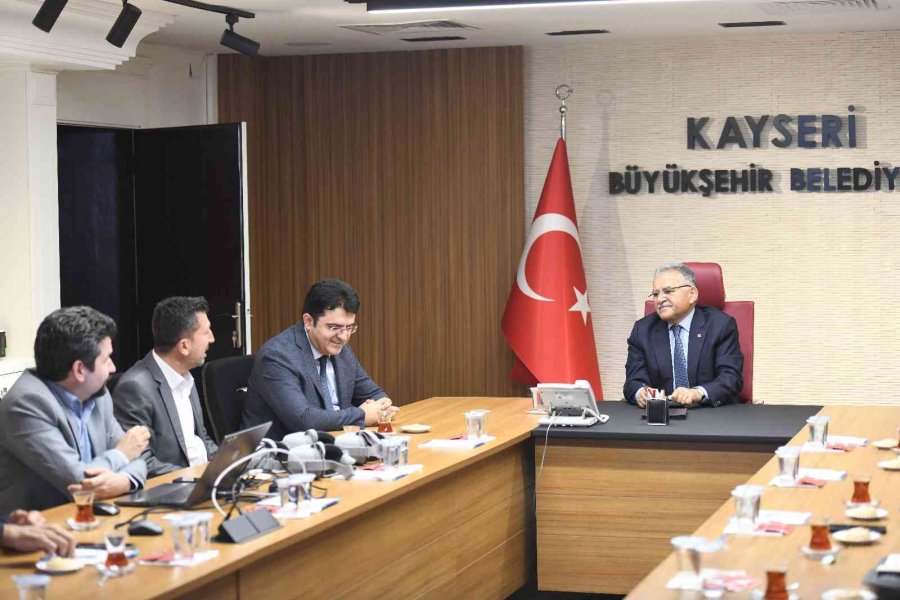 Başkan Büyükkılıç’tan Türk Telekom Bölge Müdürü Ve Yönetimi İle Değerlendirme Toplantısı