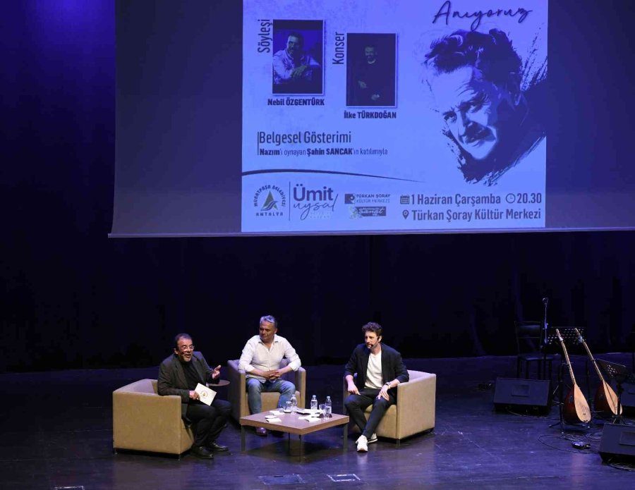 Muratpaşa Belediyesi Nazım Hikmet’i Andı