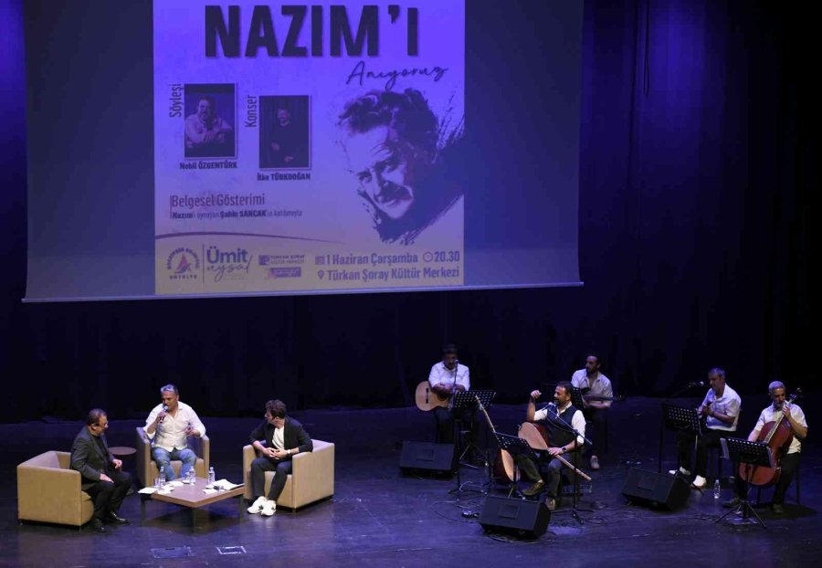 Muratpaşa Belediyesi Nazım Hikmet’i Andı