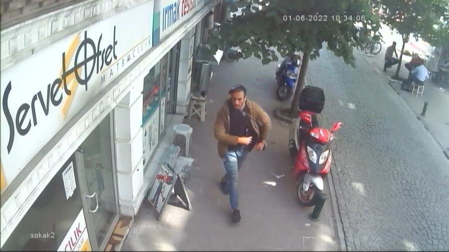 Tesisatçıdaki Hırsızlık Güvenlik Kameralarına Böyle Yakalandı