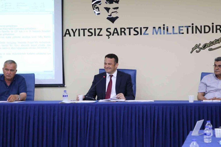 Kaş Belediyesinin Haziran Ayı Meclis Toplantısı Yapıldı