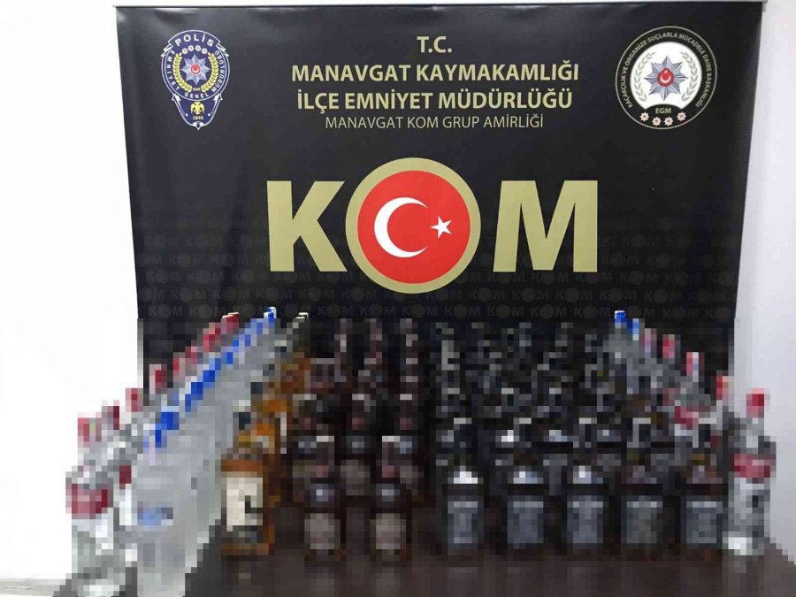 Antalya’da Sahte Alkol Operasyonu