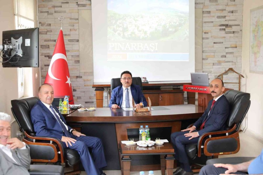 Vali Çiçek Pınarbaşı Ve Sarız İlçelerinde Ziyaretlerde Bulundu