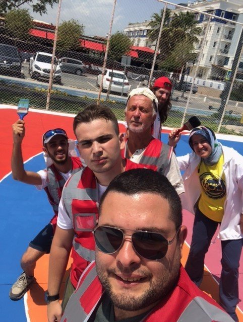 Gençler Kente Renk Kattı