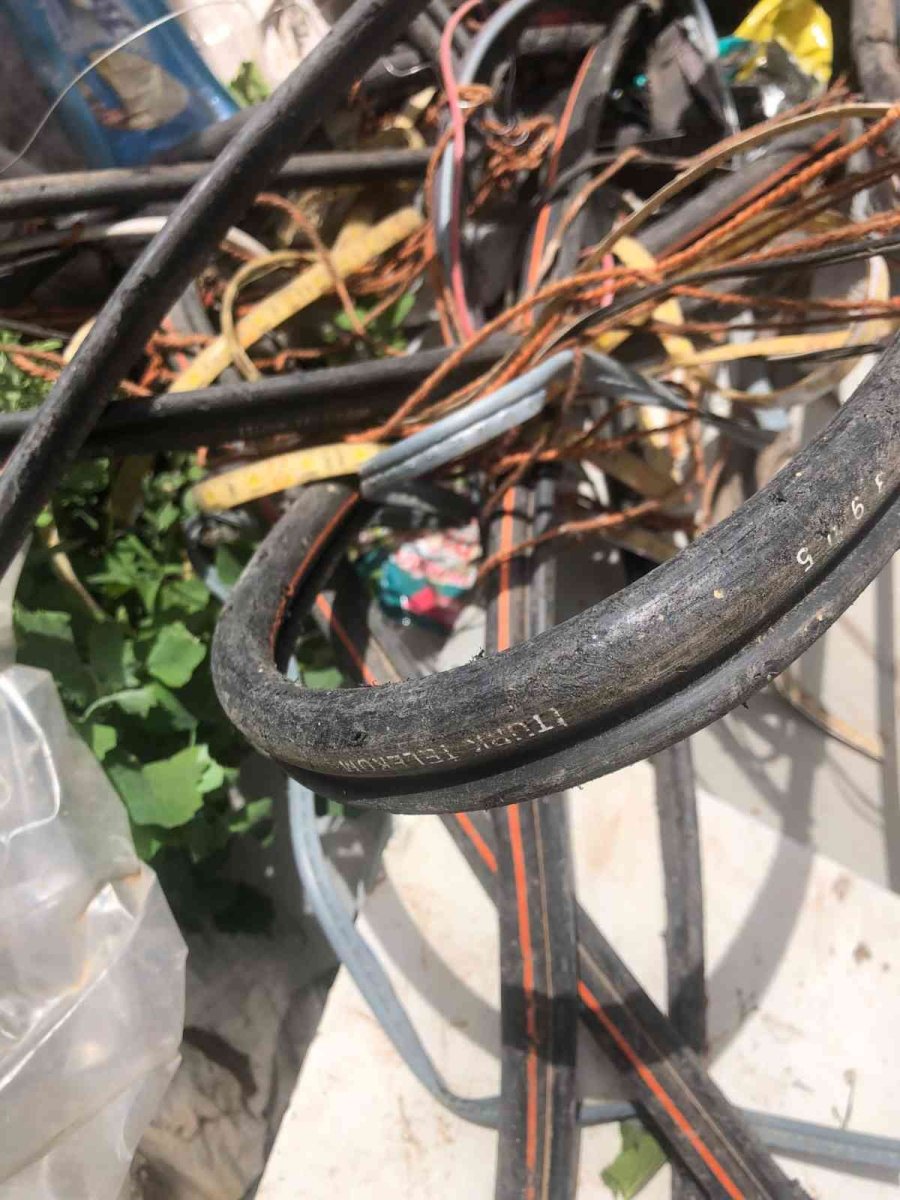 Çalınan 60 Metrelik İletişim Kablosu Hurdacıda Çıktı