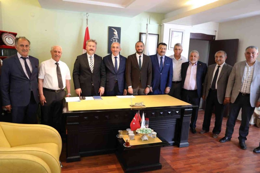 Başkan Palancıoğlu’ndan Kesob Başkanı Odakır’a Hayırlı Olsun Ziyareti