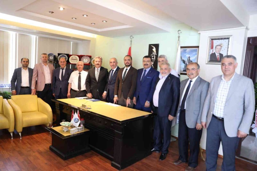 Başkan Palancıoğlu’ndan Kesob Başkanı Odakır’a Hayırlı Olsun Ziyareti