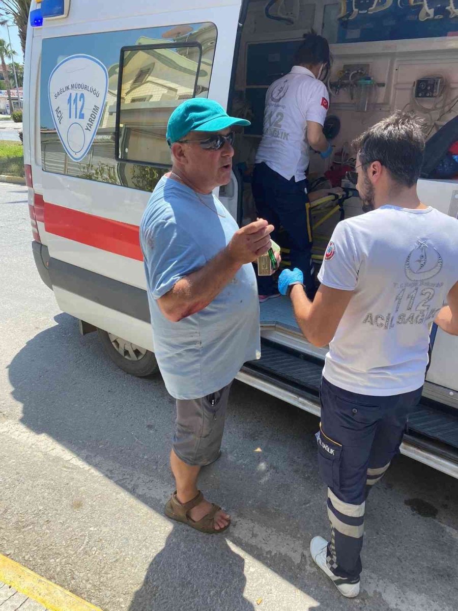 Kiralık Motosiklet İle Kaza Yapan İngiliz Çift Yaralandı