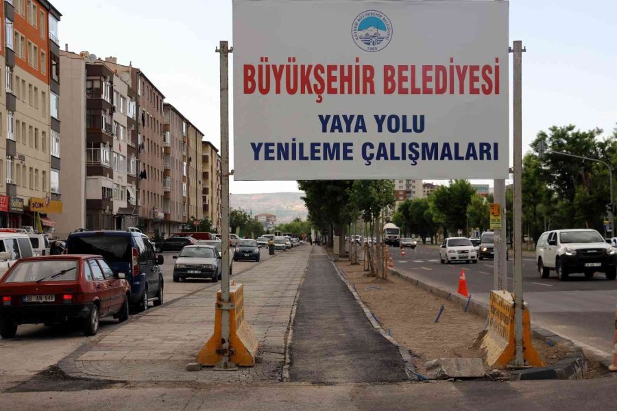 Bisiklet Ve Yaya Yolu Daha Güvenli Hale Getiriliyor