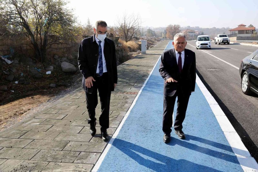 Bisiklet Ve Yaya Yolu Daha Güvenli Hale Getiriliyor