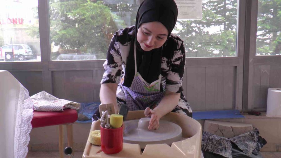 Kayseri Olgunlaşma Enstitüsü’nde ‘workshop’ Ürünleri Sergilendi