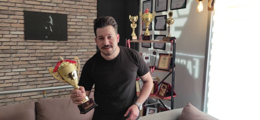 Develili Kuaför Faruk Kafkas, Dünya Şampiyonu Oldu