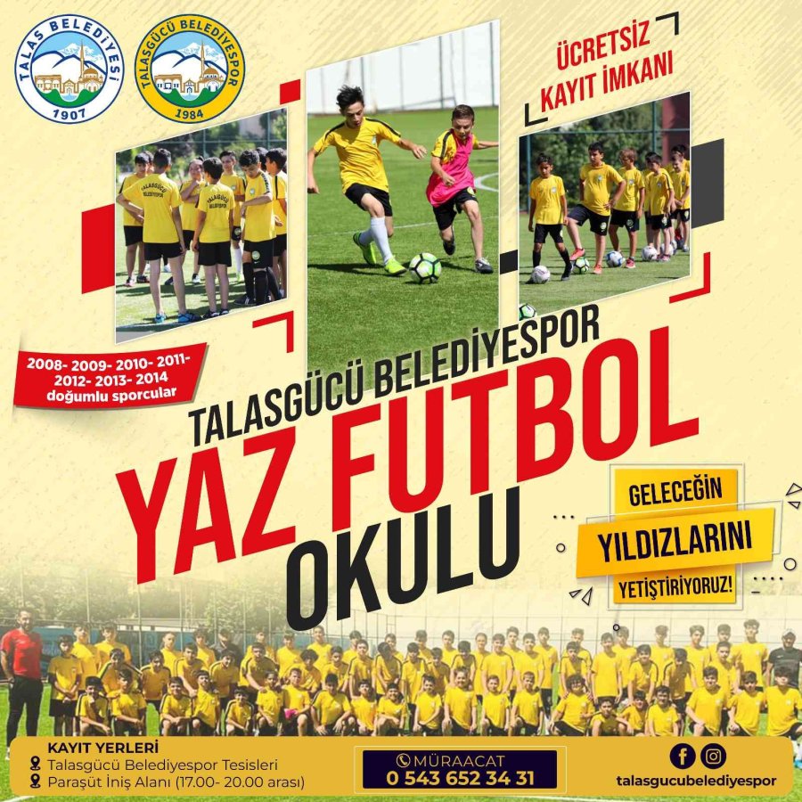 Haydi Çocuklar Talas’ta Spora