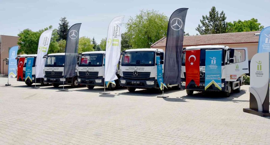 Tepebaşı Temizlik İşleri Filosuna Önemli Takviye