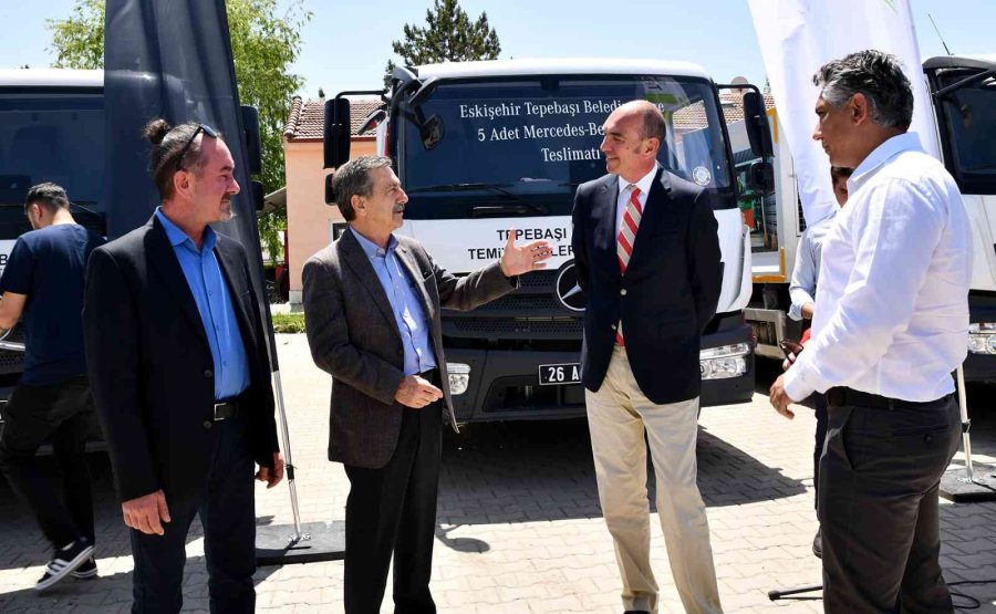 Tepebaşı Temizlik İşleri Filosuna Önemli Takviye